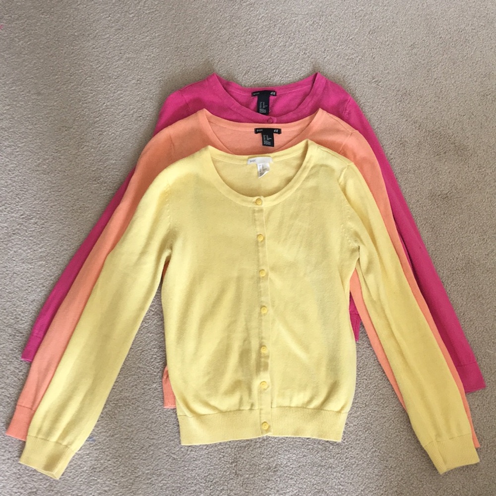 3 H&M Xs Cardigan Bundle